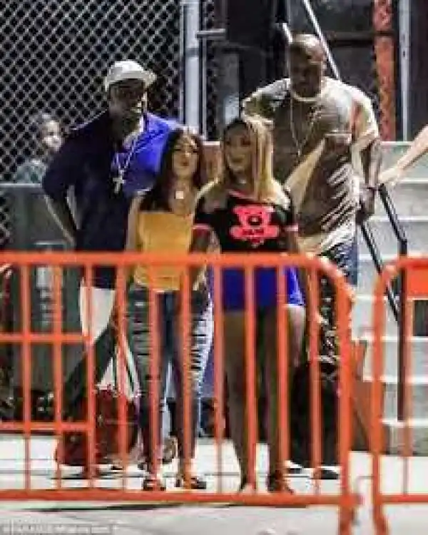 Lamar Odom pictured partying with strippers after he was seen 